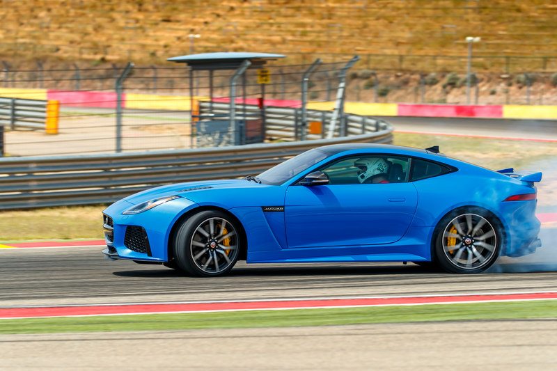 Illustration for article titled The Jaguar F-Type SVR Is A 575 Horsepower Screaming Track Day LunaticÂ